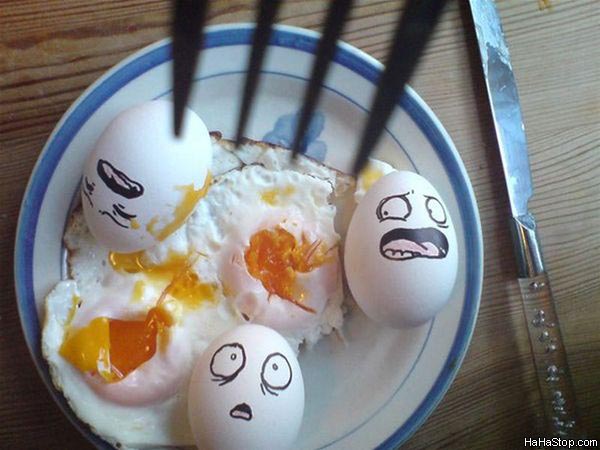 scrambled egg faces