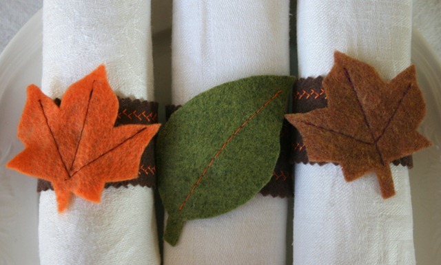 felt napkin rings