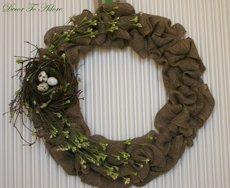 A $7 Springtime Wreath Made In Under 30 Minutes