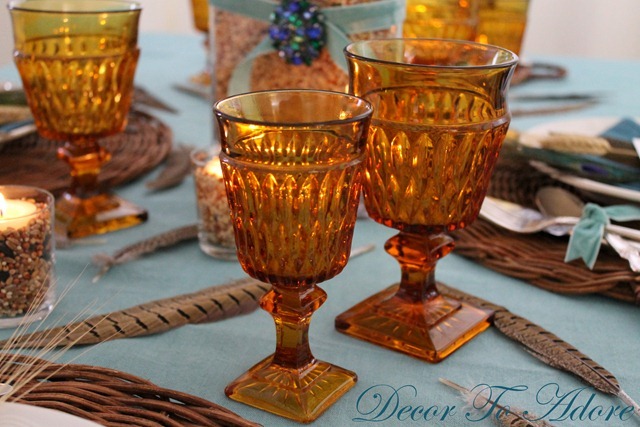 gold goblets