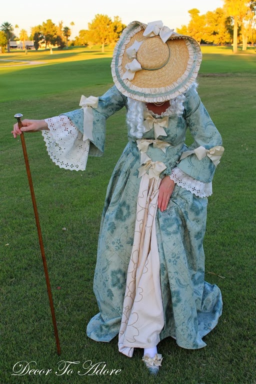 18th Century Ensemble Decor To Adore hat and shoes