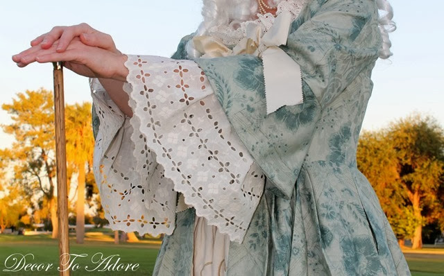 18th Century Ensemble Decor To Adore sleeve ruffles