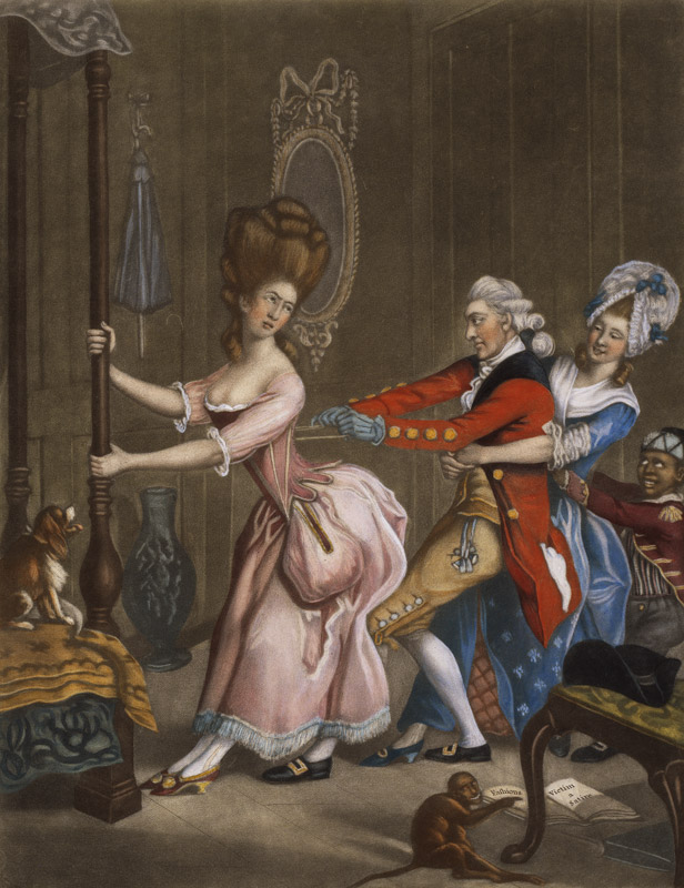 Tight Lacing, or Fashion before Ease" John Collet ca. 1770–1775