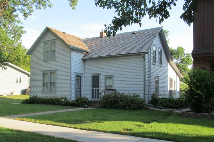 Ma and Pa’s house in town