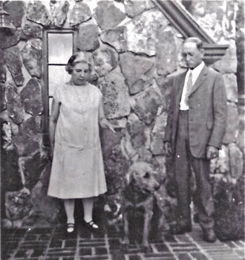 Almanzo and Laura and the rock house
