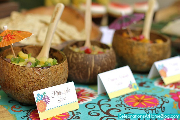 trio of tropical salsas