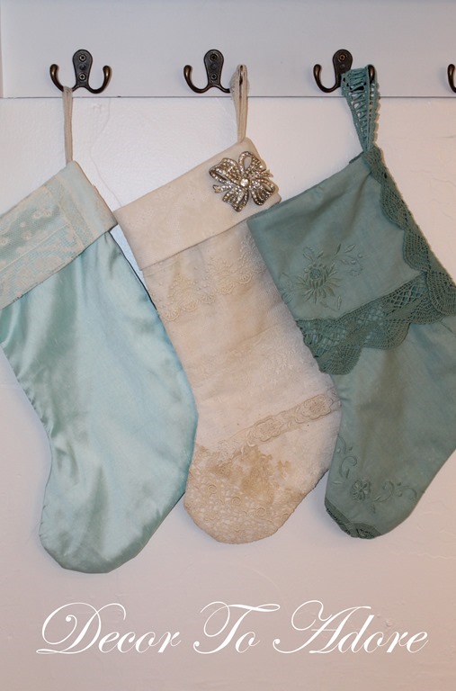 Lace Christmas Stocking 