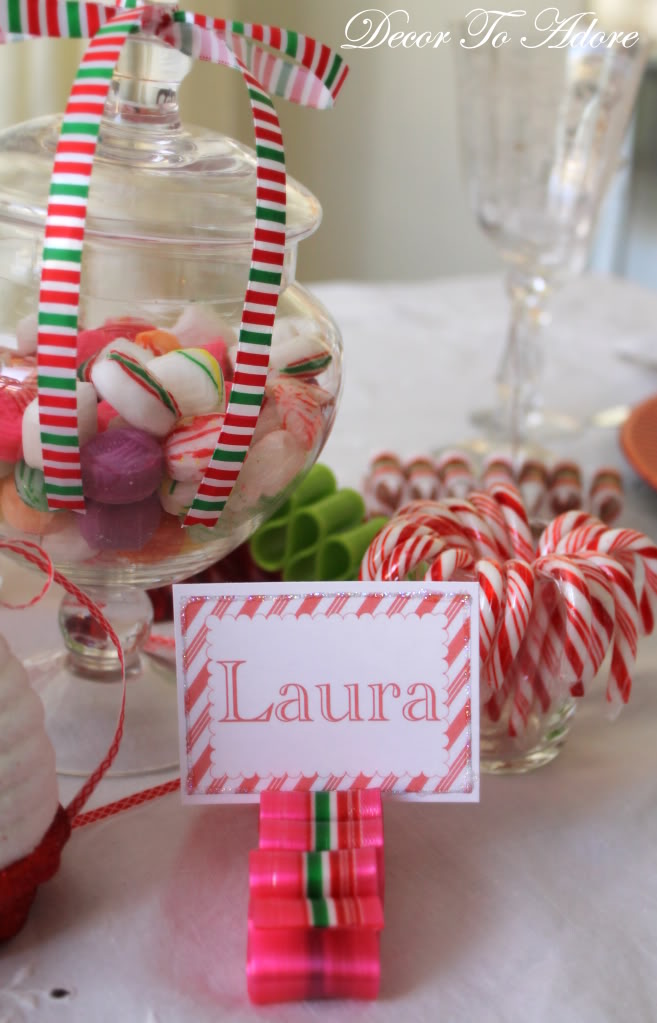 Visions of Sugarplums Tablescape Visions of Sugarplums Tablescape