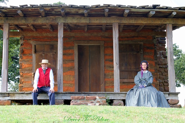 Becoming Laura Ingalls Wilder log cabin