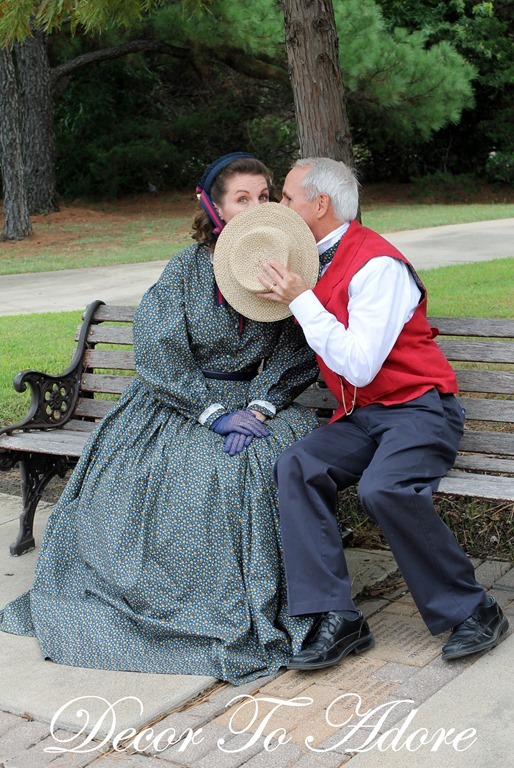 Becoming Laura Ingalls Wilder kiss