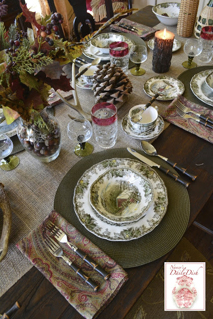 Tablescape by Nancy's Daily Dish