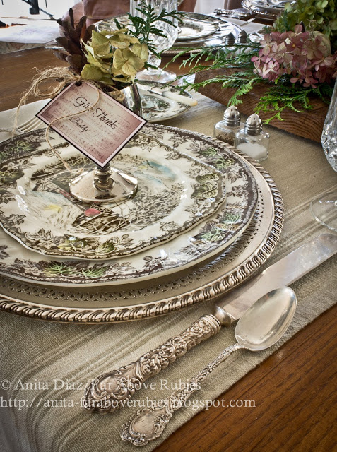 Tablescape by Far Above Rubies detail