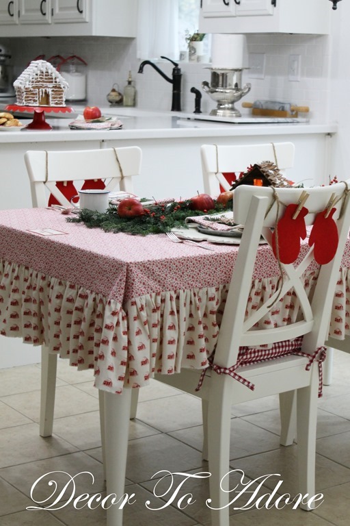 Little House tablecloth