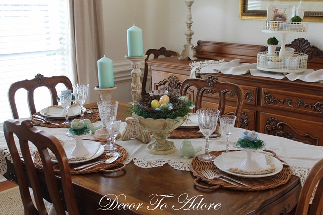 spring home tour dining room