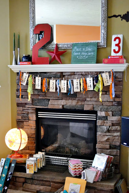 back to school mantle