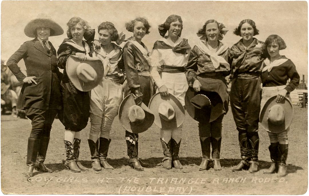 Bandana wearing cowgirls