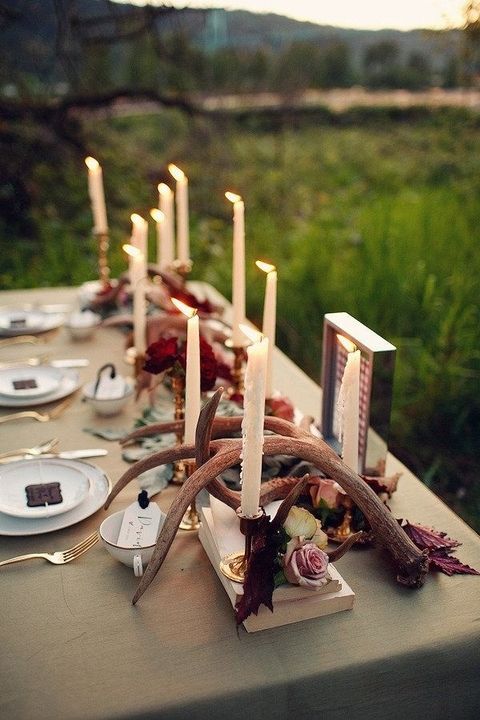 Antler centerpiece