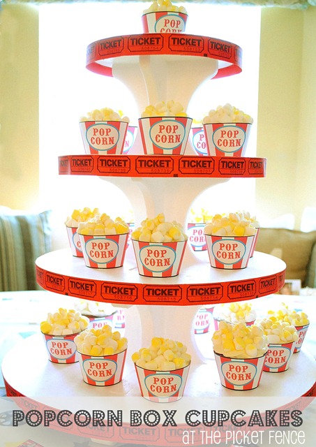 Movie themed tiered tray