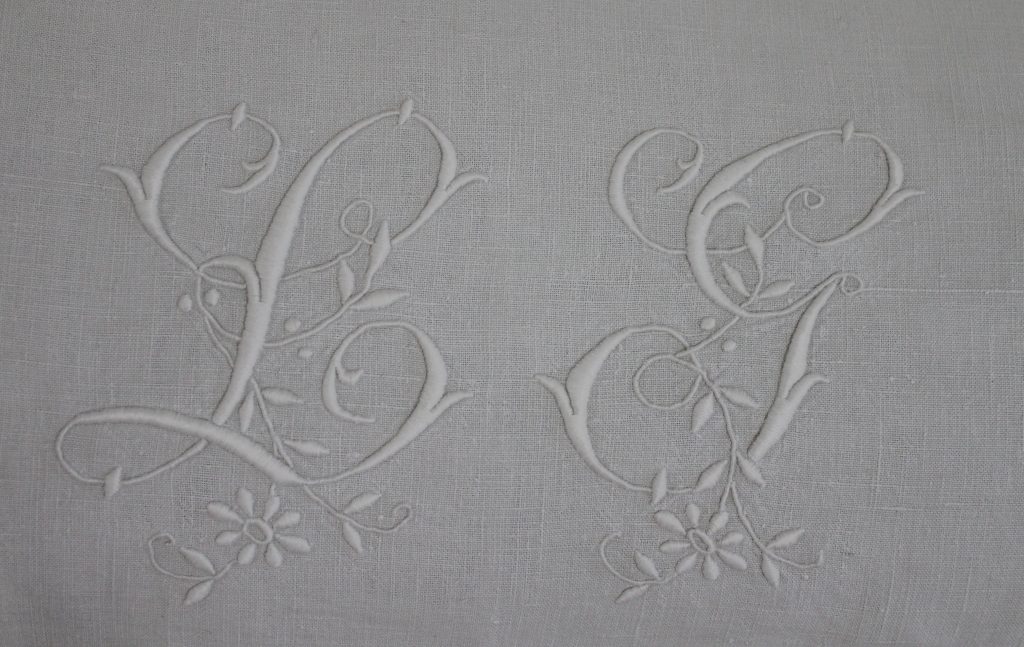 Monogram closeup