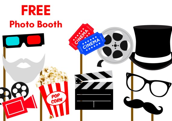 Free-Hollywood-Movie-party-Photobooth-Props