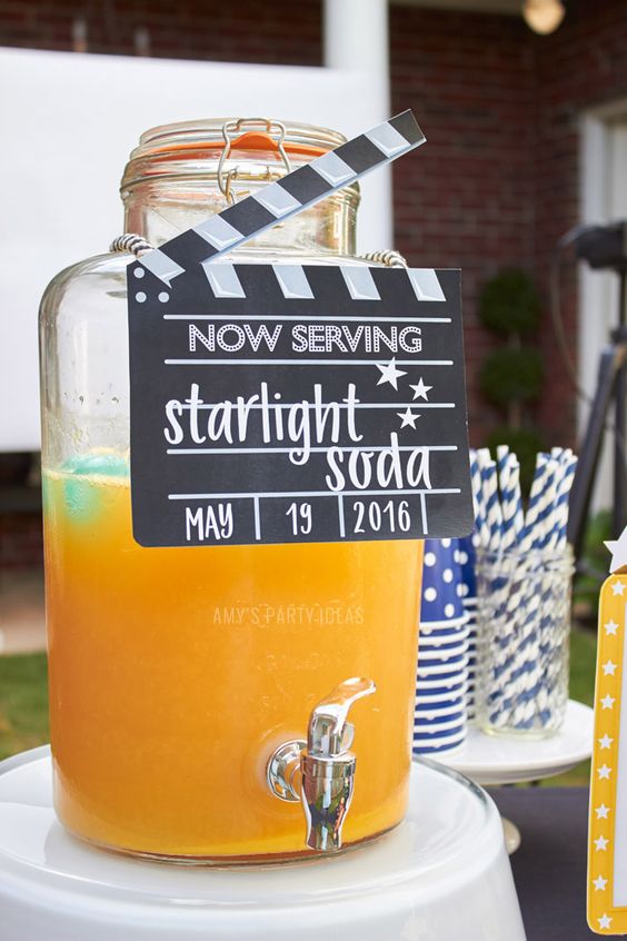 DIY Outdoor Movie Party Ideas | AmysPartyIdeas.com | #DataAndAMovie