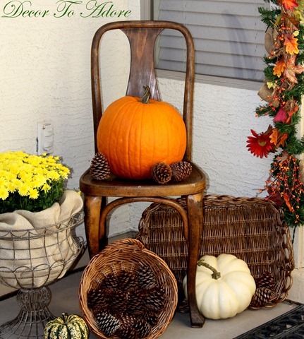 Fall Porch 2012 front door 