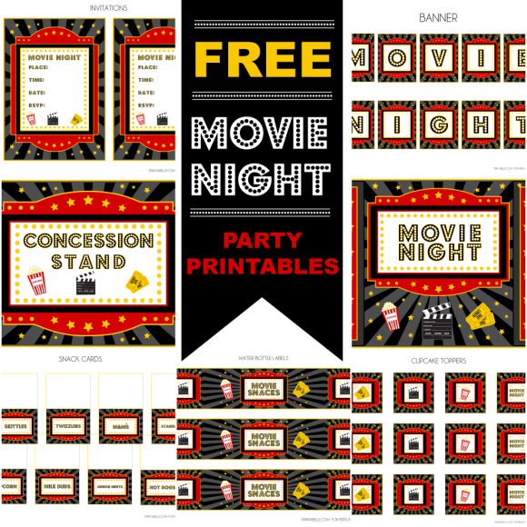 free-movie-night-party-printables