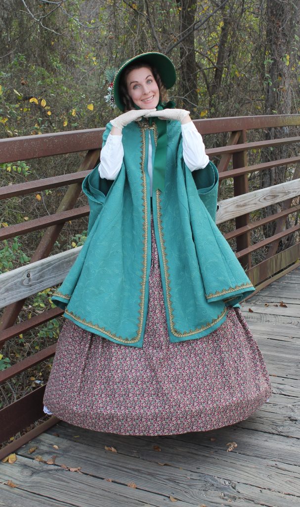 Dickens Cloak and Bonnet outtake