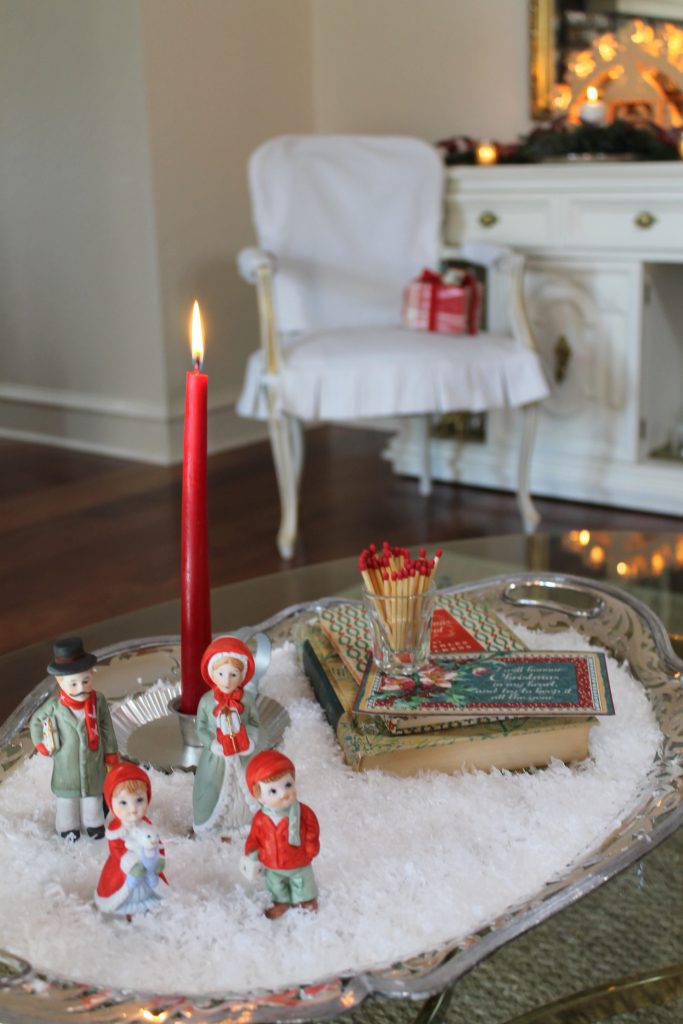 Holiday Home Tour coffee table display decor to adore