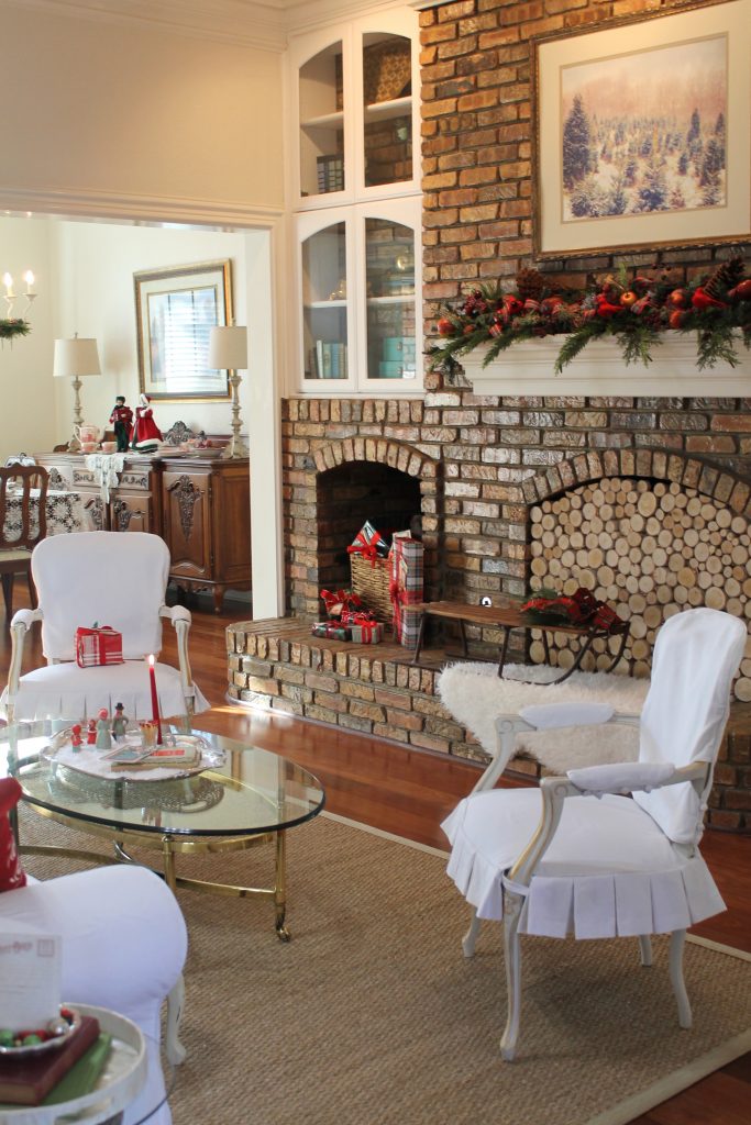 Holiday Home Tour Fireplace