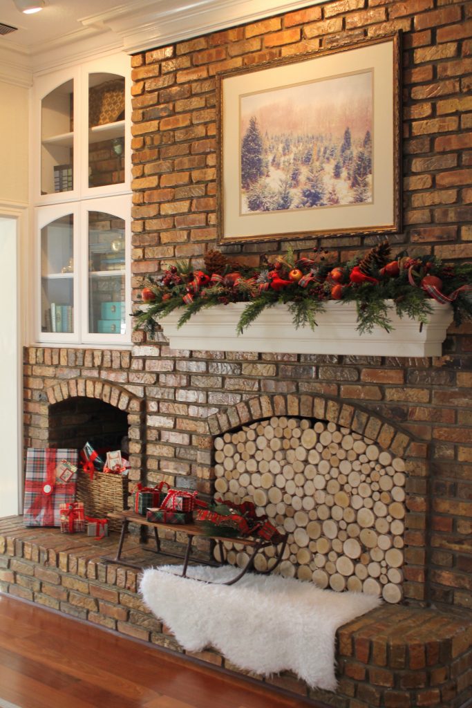 Holiday Home Tour Modern Dickens Fireplace