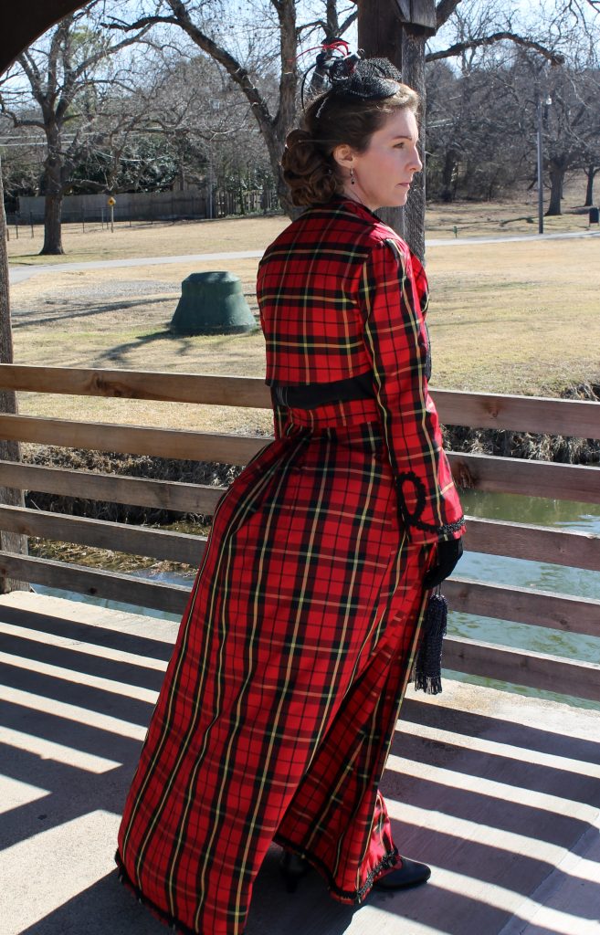 Victorian Valentine Walking Suit side view