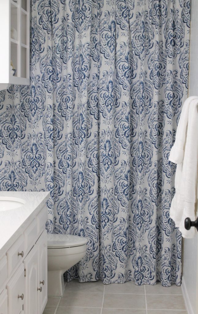 DIY Bathroom Shower Curtain
