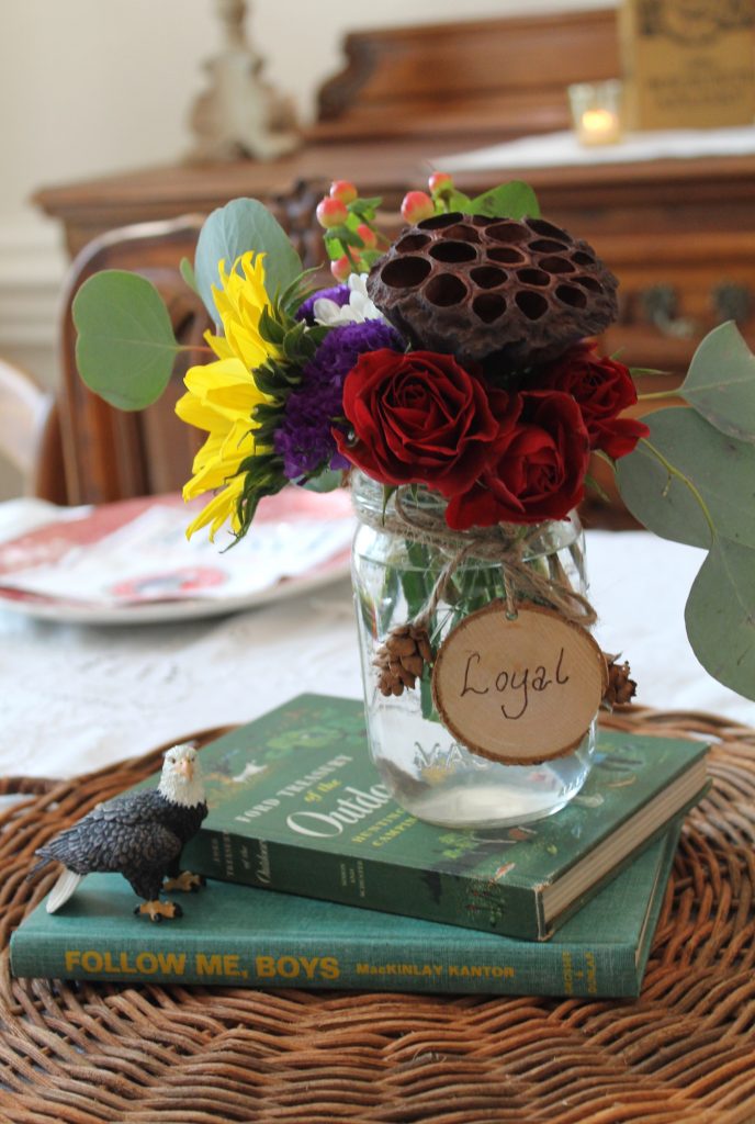 How To Create Rustic Eagle Scout Centerpieces