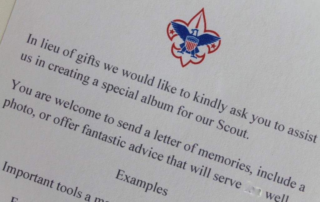 Eagle Scout Letters