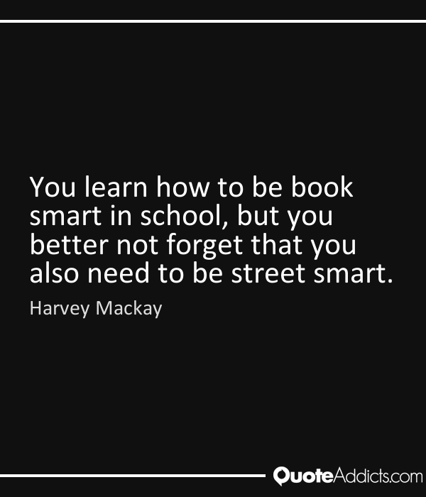 book smart vs street smart quotes