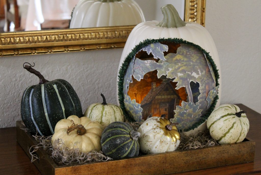 Hansel and Gretel 3D Pumpkin Diorama